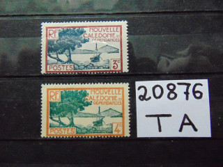 Фото марки Французская Новая Каледония 1928г **
