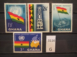 Фото марки Гана 1959г серия *