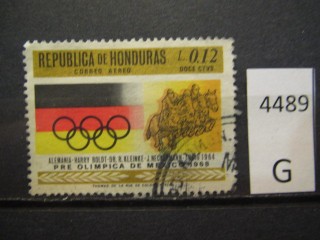 Фото марки Гондурас 1968г