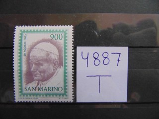 Фото марки Сан Марино марка 1982г **