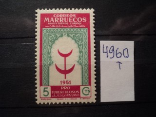 Фото марки Испан. Марокко 1951г *