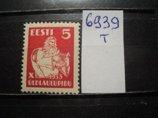 Фото марки Эстония 1933г **