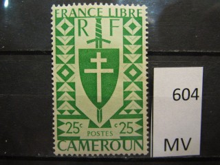 Фото марки Франц. Камерун 1942г *