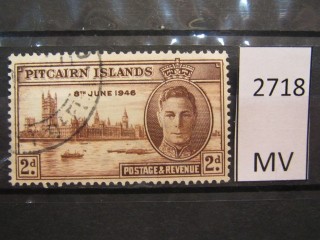 Фото марки Острова Питкерн 1946г