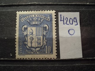 Фото марки Андорра 1936г *
