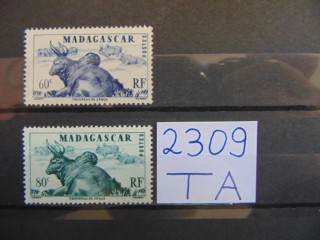 Фото марки Мадагаскар 1946г **