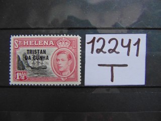 Фото марки Британский Тристран Да Кунья 1952г **