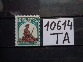 Фото марки Родезия марка 1943г **