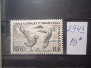 Фото марки Франц. Антарктика 1959г **