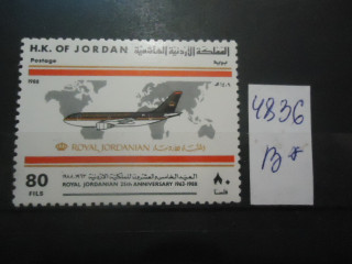 Фото марки Иордания 1988г **