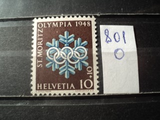 Фото марки Швейцария 1948г **