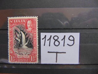 Фото марки Британская Св. Люсия 1936г *