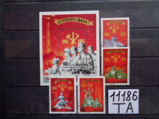 Фото марки Северная Корея блок+серия 1985г