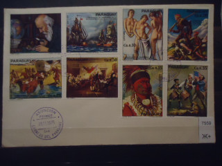 Фото марки Парагвай конверт