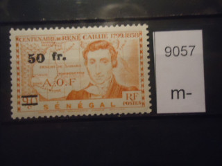 Фото марки Франц. Сенегал 1944г надпечатка *