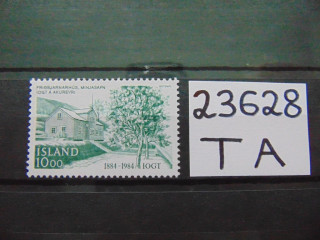 Фото марки Исландия марка 1984г **