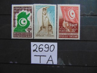Фото марки Французский Тунис серия 1958г **