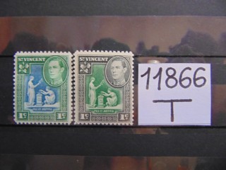 Фото марки Британский Св. Винсент 1949г **