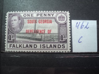 Фото марки Фалклендские острова 1938г *