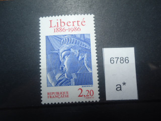 Фото марки Франция 1986г *