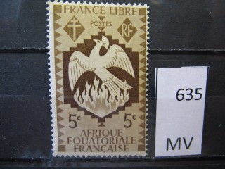 Фото марки Франц. Экваториальная Африка 1941г *