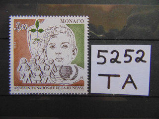 Фото марки Монако марка 1985г **