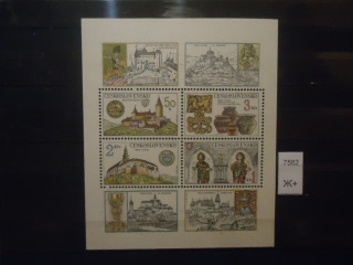 Фото марки Чехословакия малый лист **