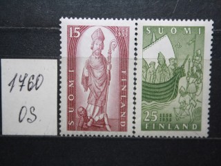 Фото марки Финляндия 1955г серия **