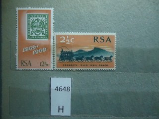 Фото марки Южная Африка 1969г серия **