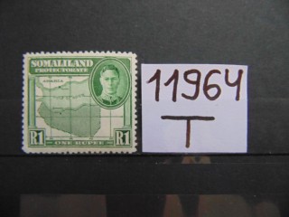 Фото марки Британское Сомали 1942г **