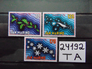 Фото марки Сан Марино серия 1978г **