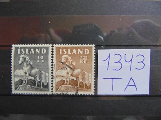 Фото марки Исландия серия 1958г
