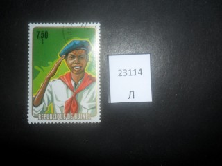 Фото марки Гвинея 1974г