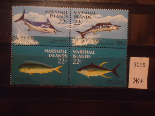 Фото марки Маршаловы острова 1986г сцепки **