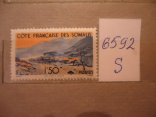 Фото марки Франц. Сомали 1947г **