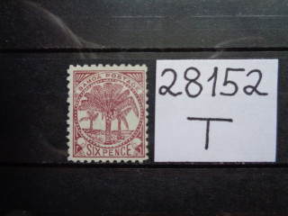 Фото марки Британская Самоа 1886г *
