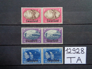 Фото марки Британский Свазиленд серия 1945г *