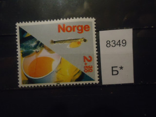 Фото марки Норвегия 1987г **