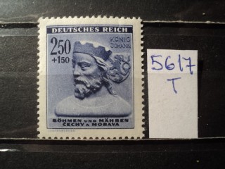 Фото марки Германская оккупация Чехословакии 1943г **