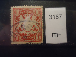 Фото марки Бавария 1876г