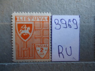 Фото марки Литва 1934г **