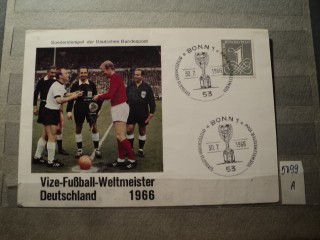 Фото марки Германия ФРГ почтовая карточка 1966г