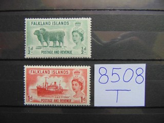 Фото марки Британские Фалкленды 1955г *