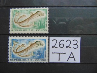 Фото марки Конго 1961г **