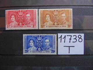 Фото марки Британский Невис серия 1937г **