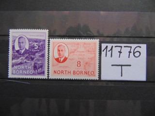 Фото марки Британское Северное Борнео 1950г **
