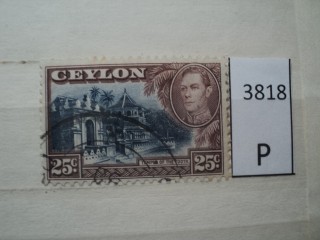 Фото марки Брит. Цейлон 1938г