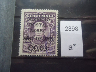 Фото марки Гватемала 1929г надпечатка
