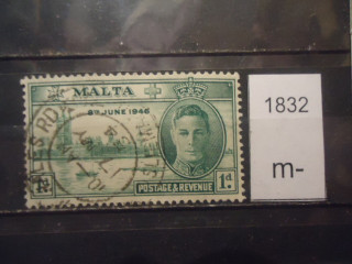 Фото марки Брит. Мальта 1946г