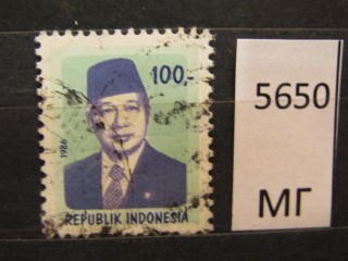 Фото марки Индонезия 1986г